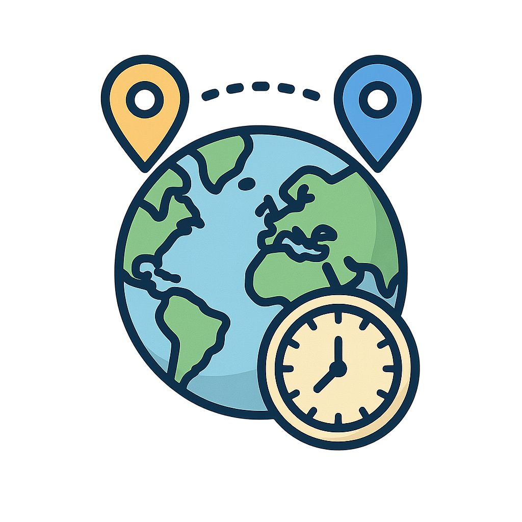 Illustration of Time Zones
