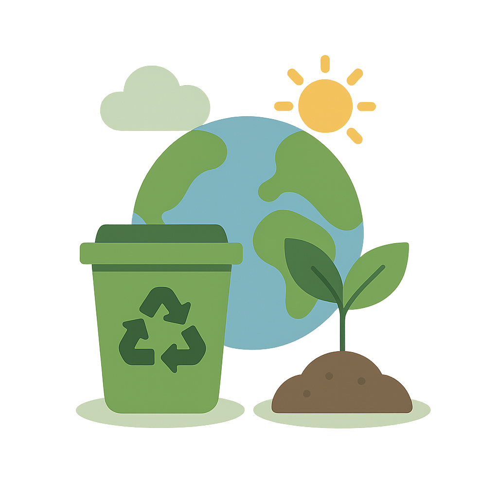 Illustration of Recycling/Environmental Stewardship
