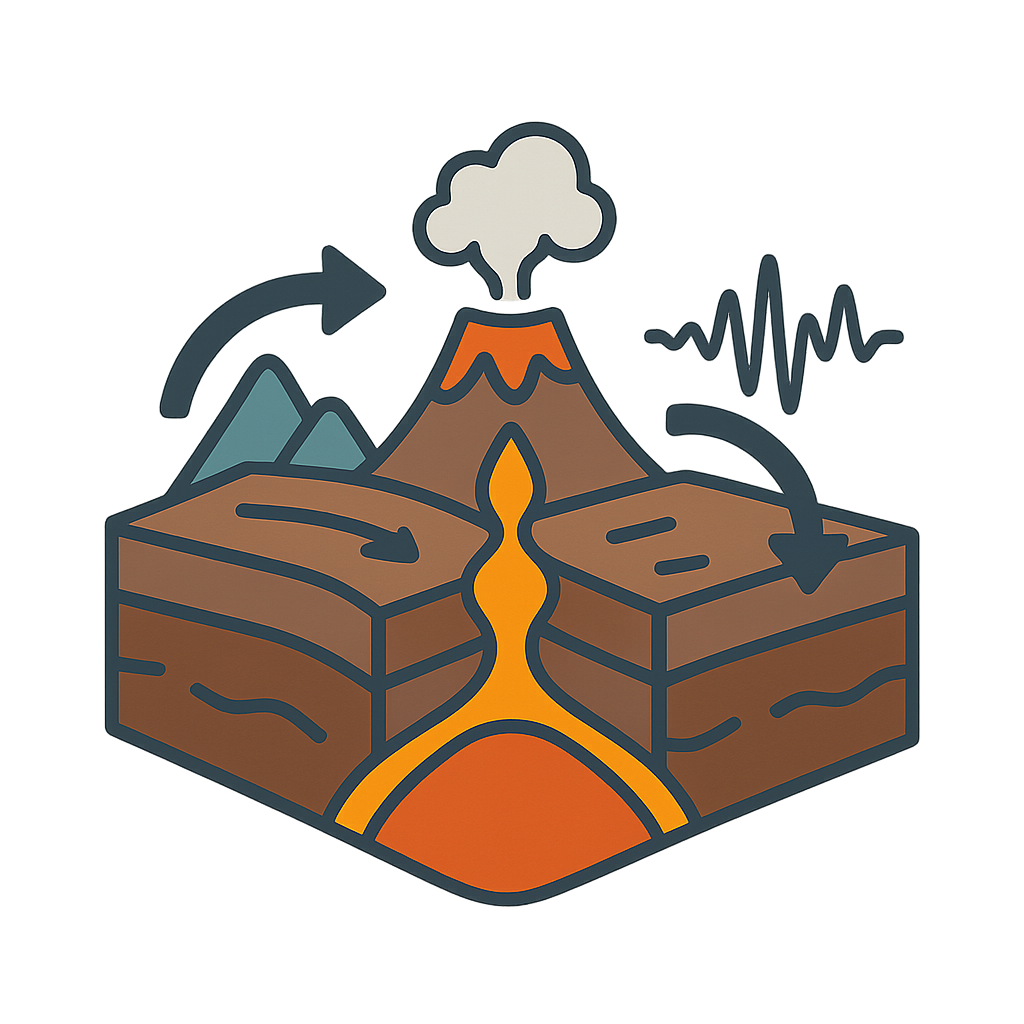 Illustration of Plate Tectonics