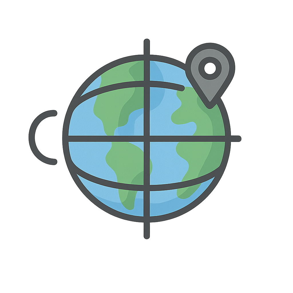 Illustration of Longitude and Latitude