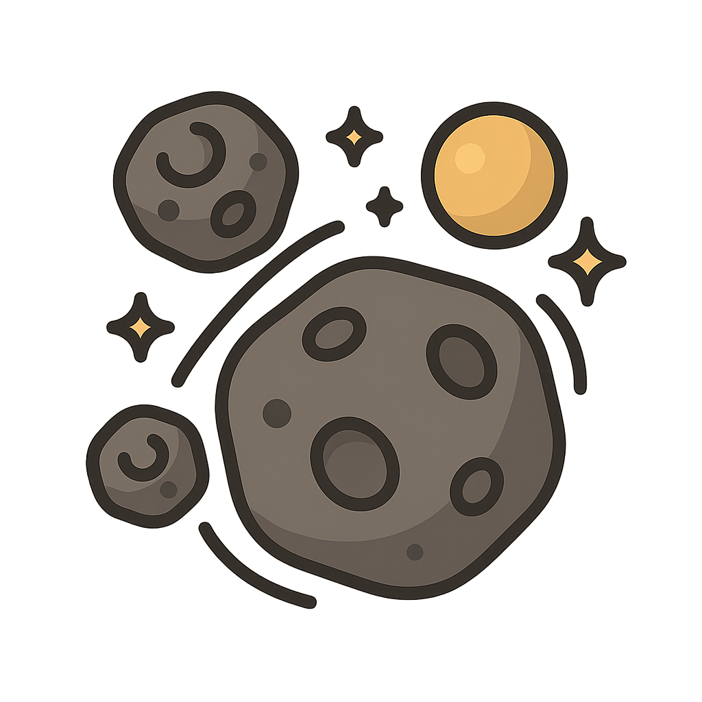 Illustration of Asteroids