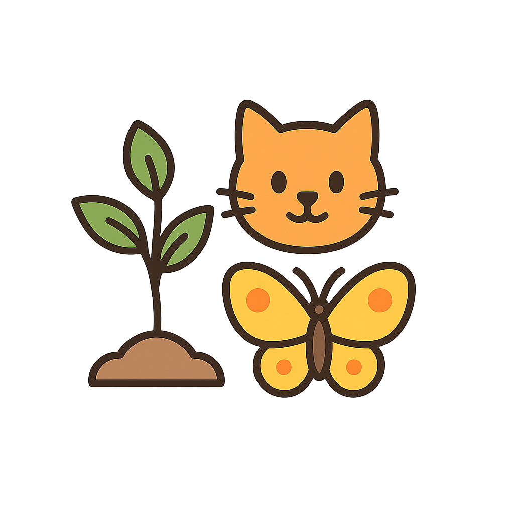 Illustration of Living things