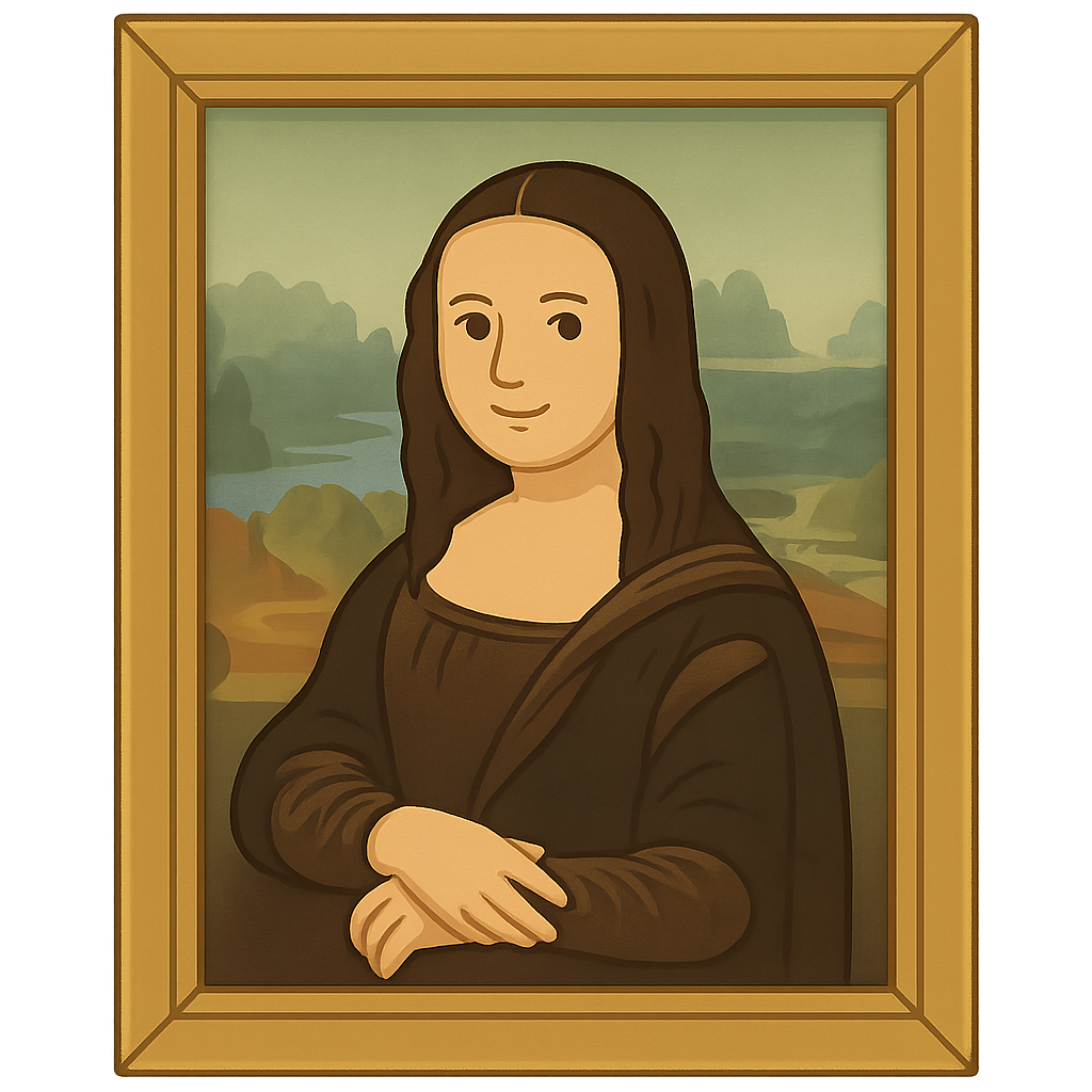 Illustration of The Mona Lisa