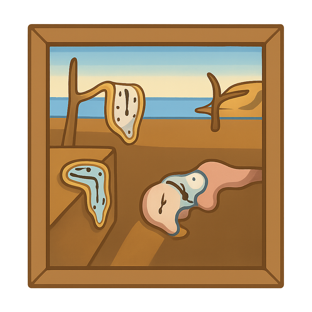 De volharding der herinnering for Kids Ages 8-10 | Storypie, image size:1024x1024