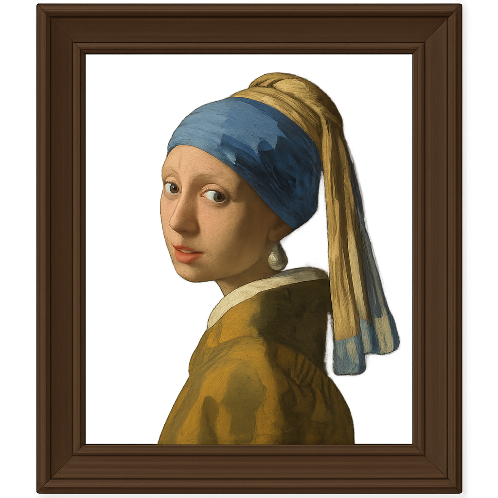 Illustration of Girl With the Pearl Earring