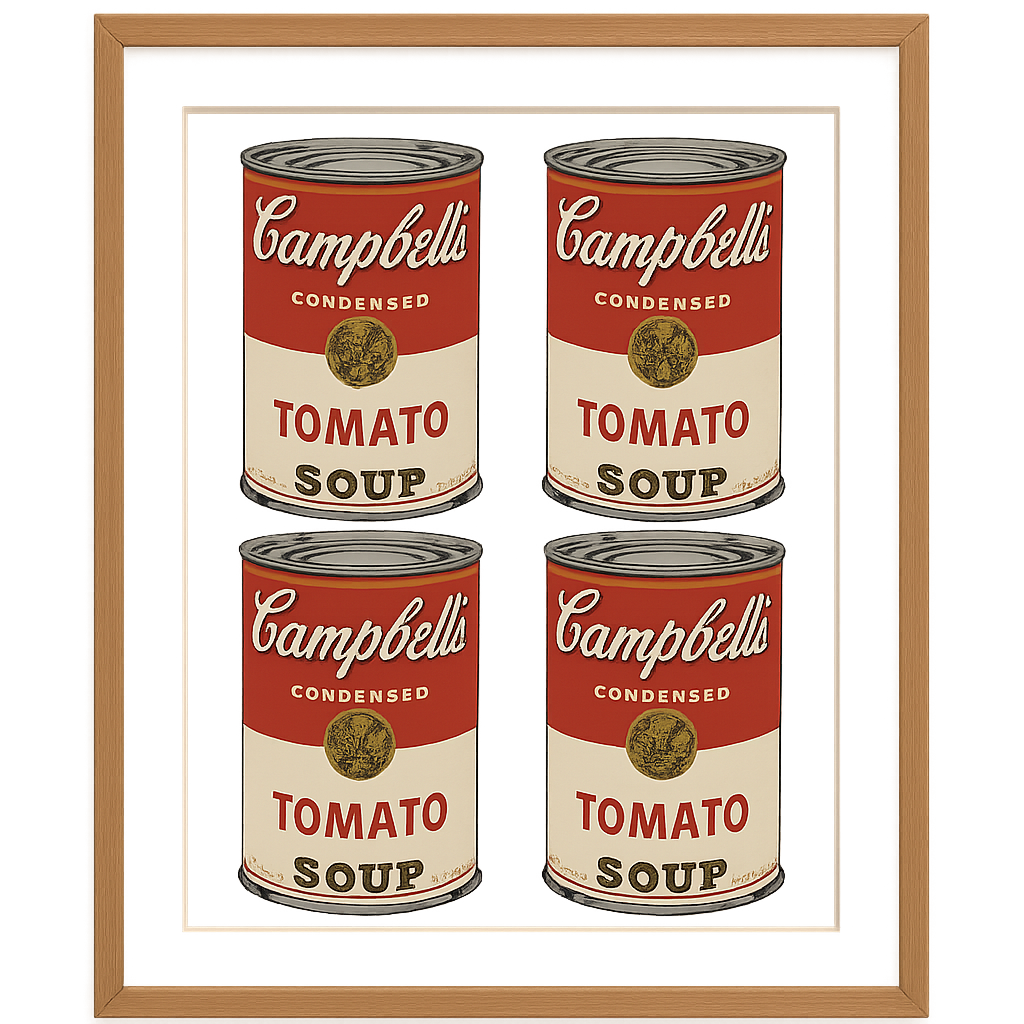 Illustration of Campbell’s Soup Cans