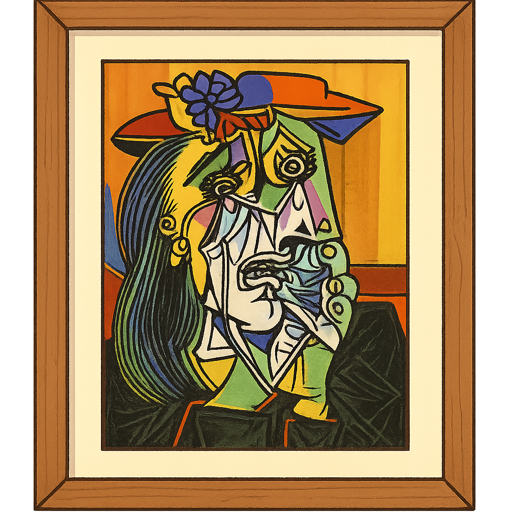 Illustration of The Weeping Woman