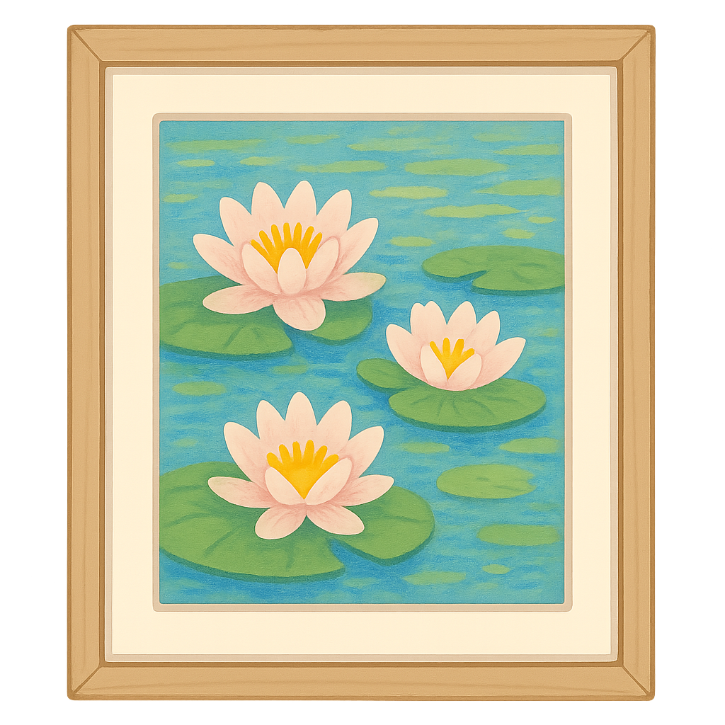 Illustration of Water Lilies