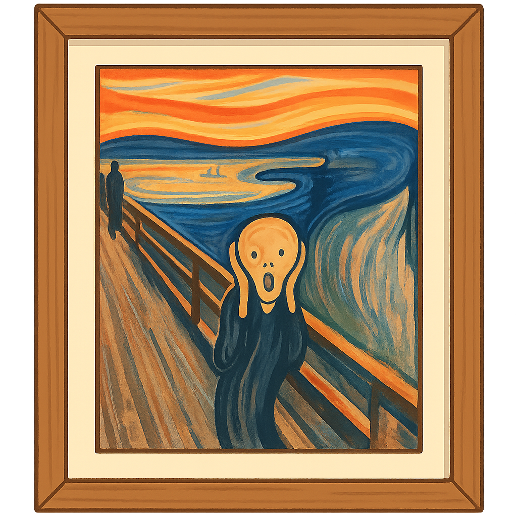 Der Schrei for Kids Ages 10-12 | Storypie, image size:1024x1024