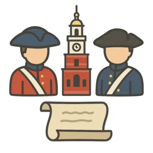 Illustration of American Revolution