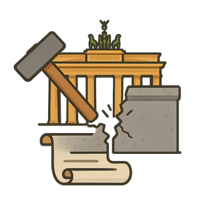 Illustration of Fall of the Berlin Wall