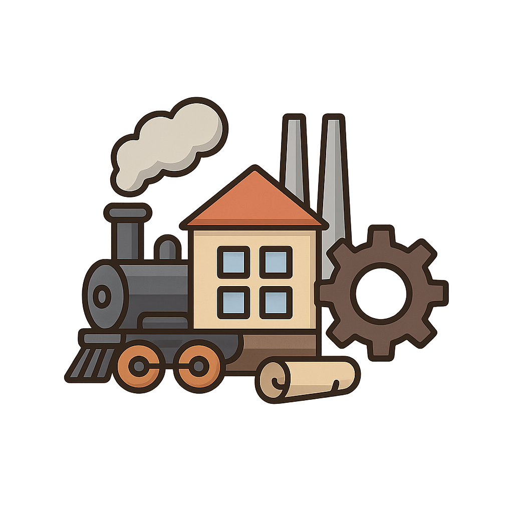 Illustration of Industrial Revolution