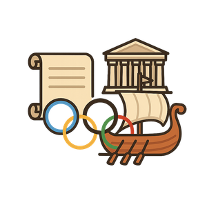 Illustration of First Olympic Games