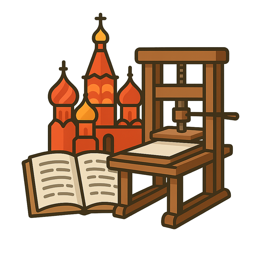 Illustration of Printing Press Revolution