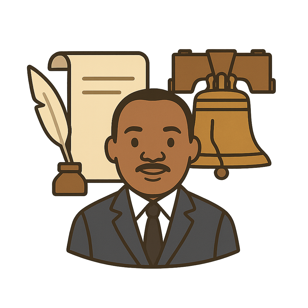 Illustration of Martin Luther King Jr. Day