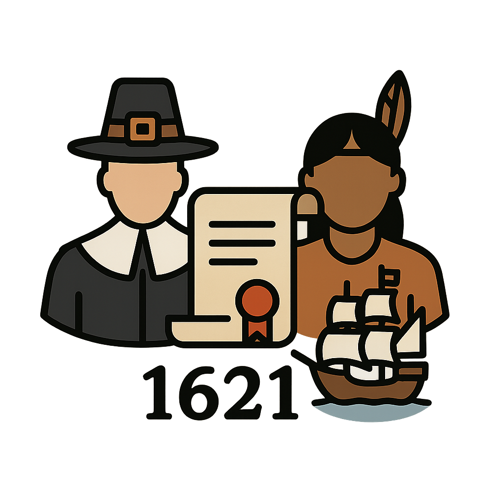 Illustration of First Thanksgiving (1621)