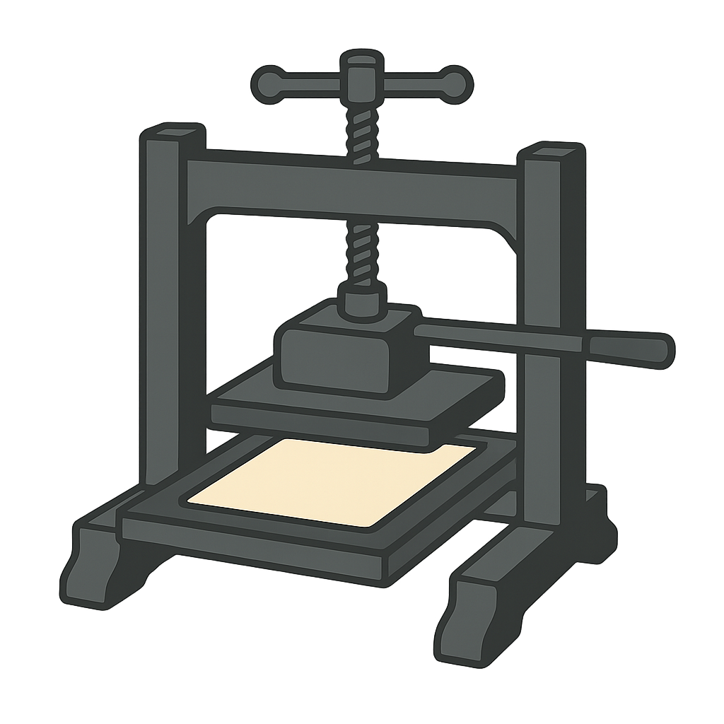 Illustration of The Printing Press