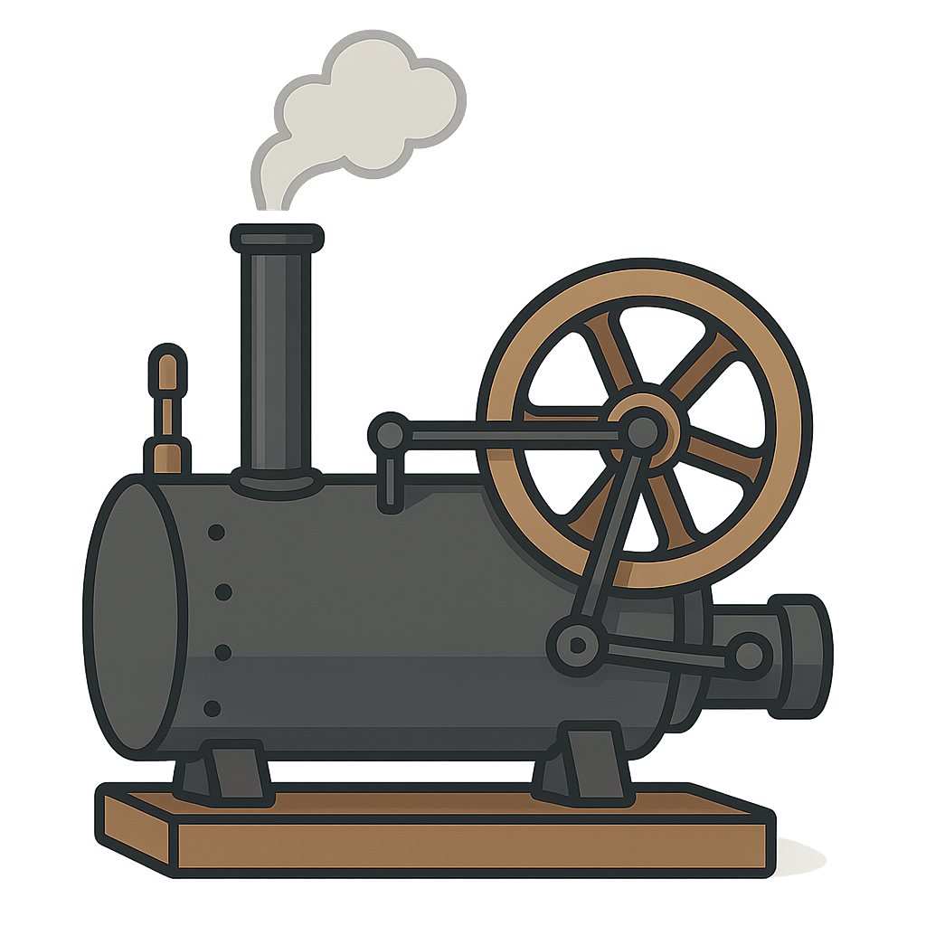 Illustration of The Steam Engine