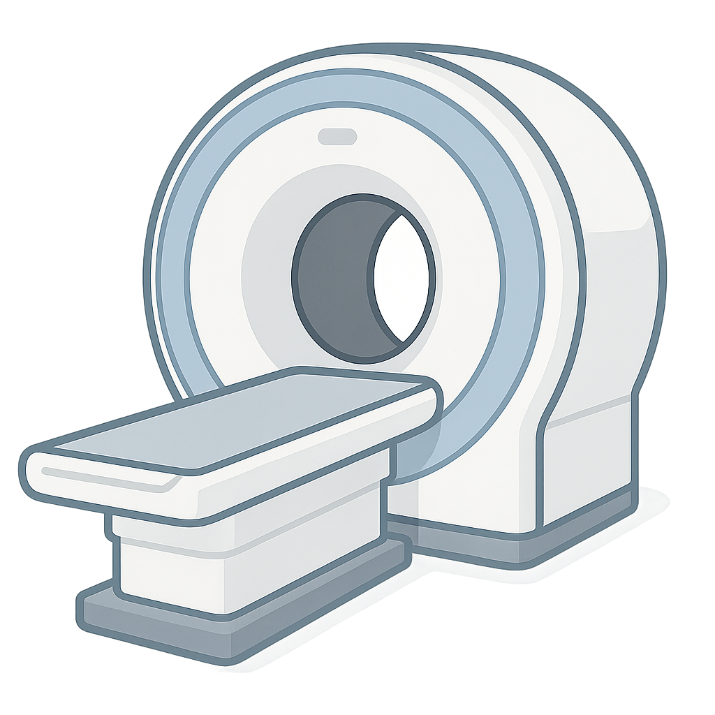 Illustration of MRI Scanner