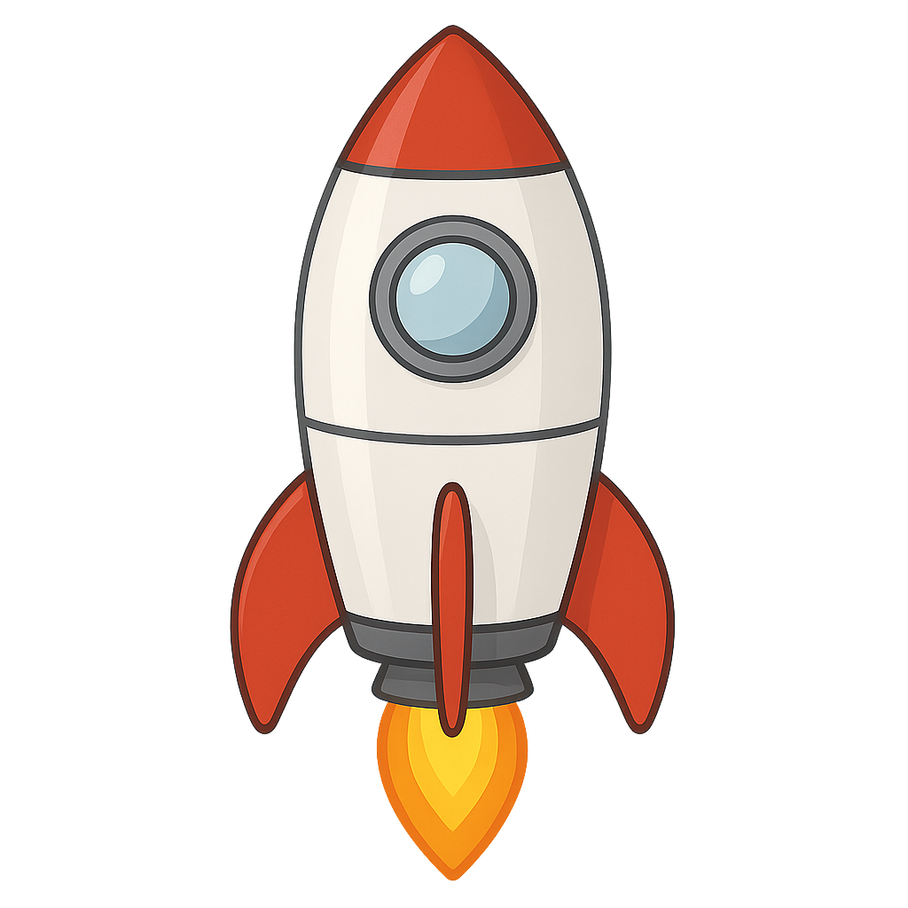 Illustration of Space Rocket