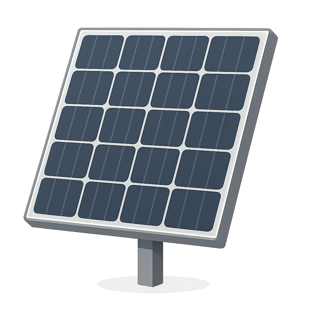 Illustration of Solar Panels