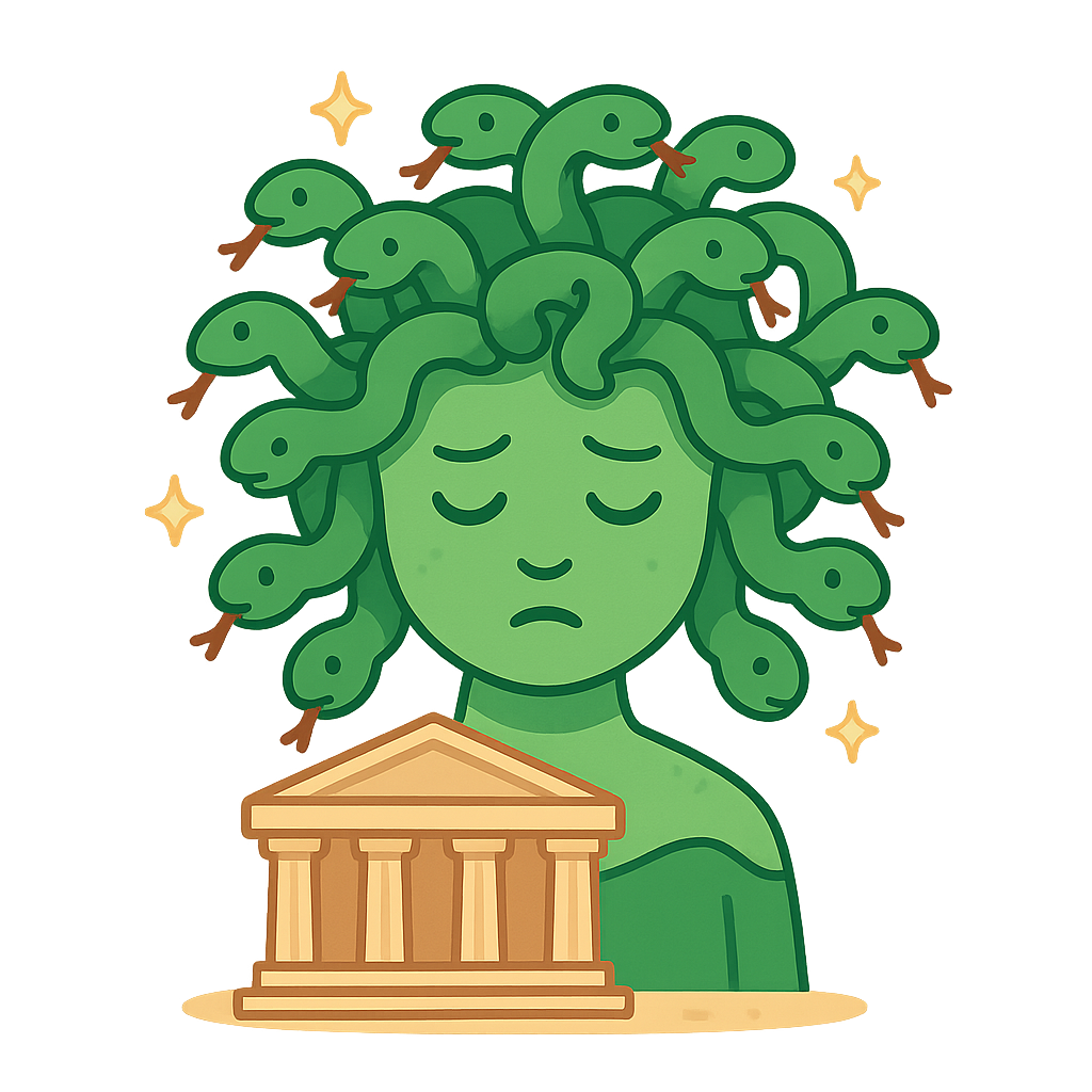 Illustration of Medusa
