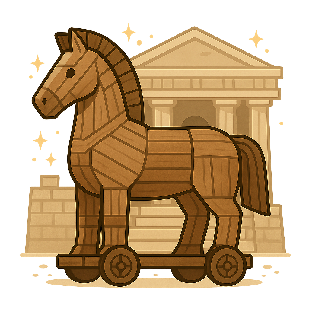 Illustration of The Trojan Horse