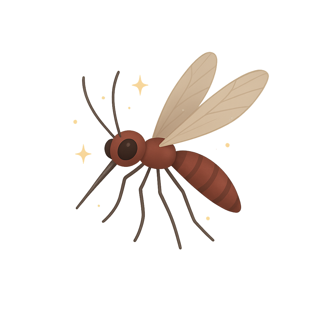 Illustration of Why Mosquitoes Buzz in People's Ears - West African