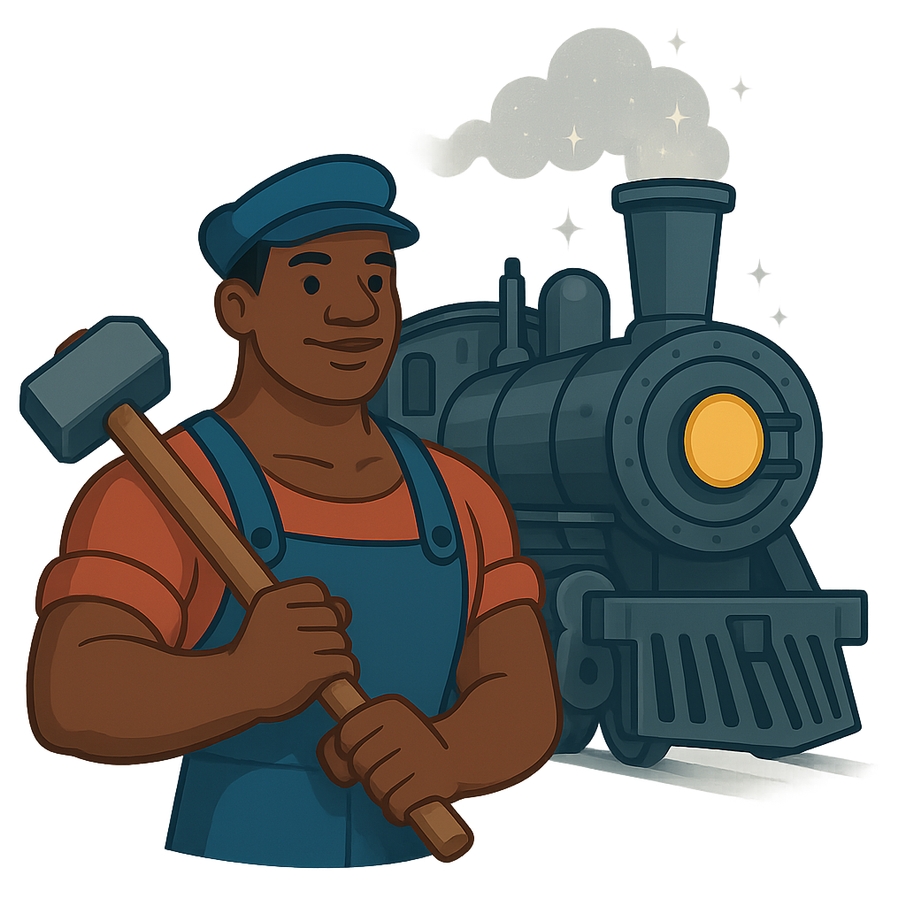 Illustration of John Henry - American