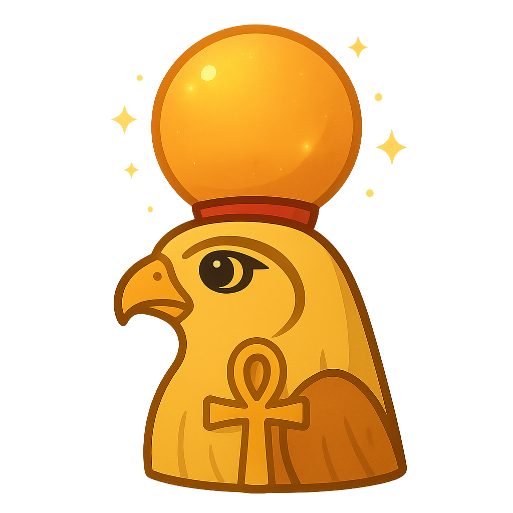 Illustration of Ra - Ancient Egyptian