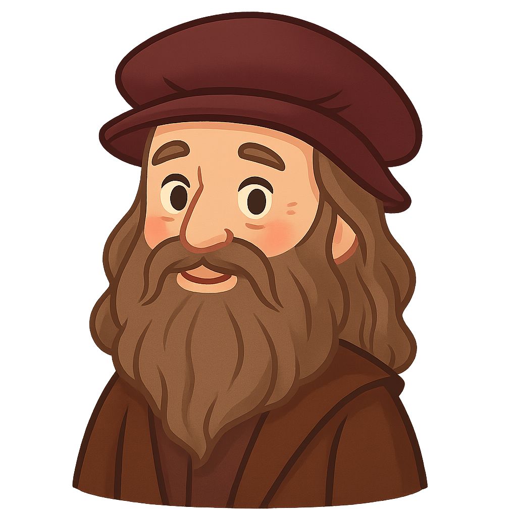 Portrait of Leonardo da Vinci