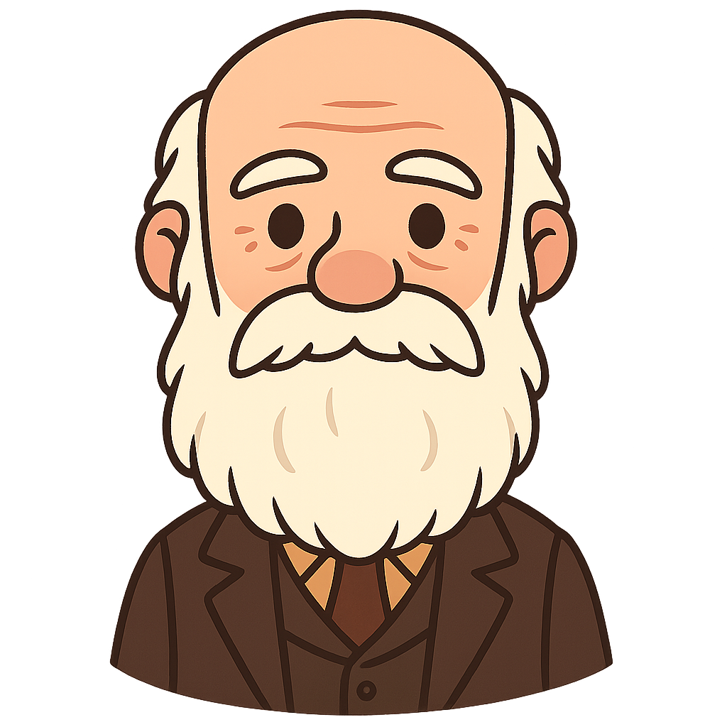 Portrait of Charles Darwin