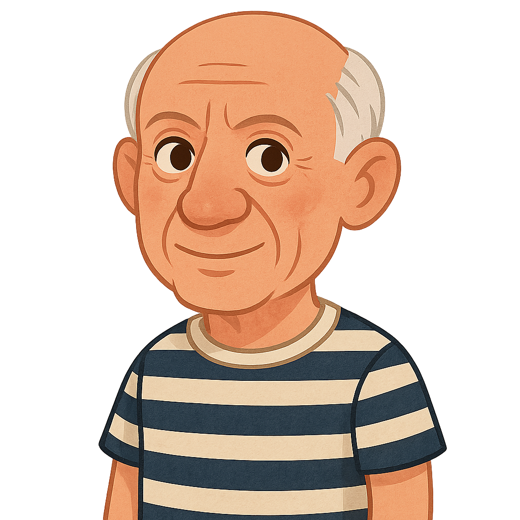 Pablo Picasso Biografie voor Kinderen van 8-10 Jaar | Storypie, image size:1024x1024