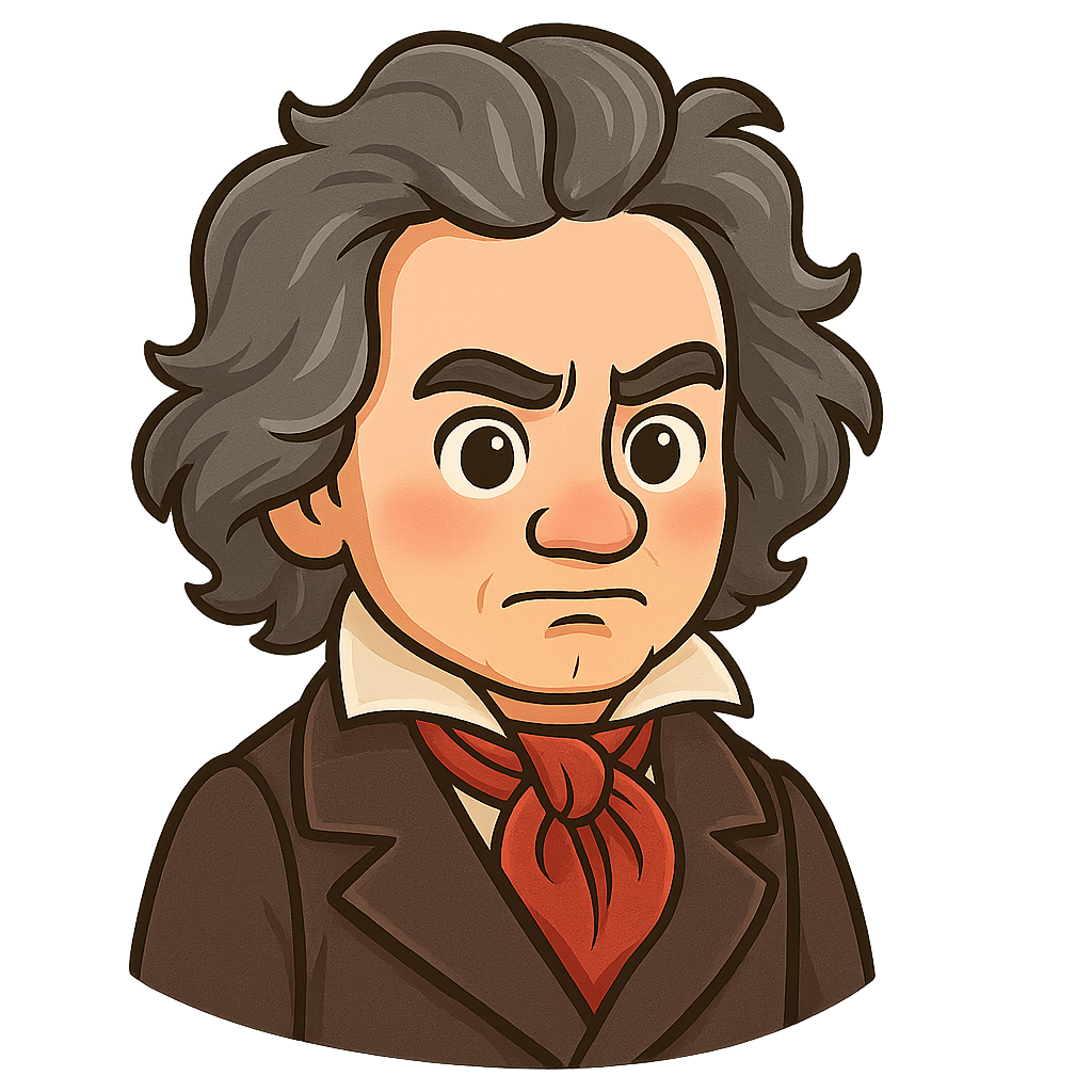 Portrait of Ludwig van Beethoven