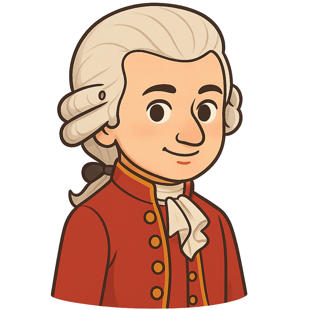Portrait of Wolfgang Amadeus Mozart