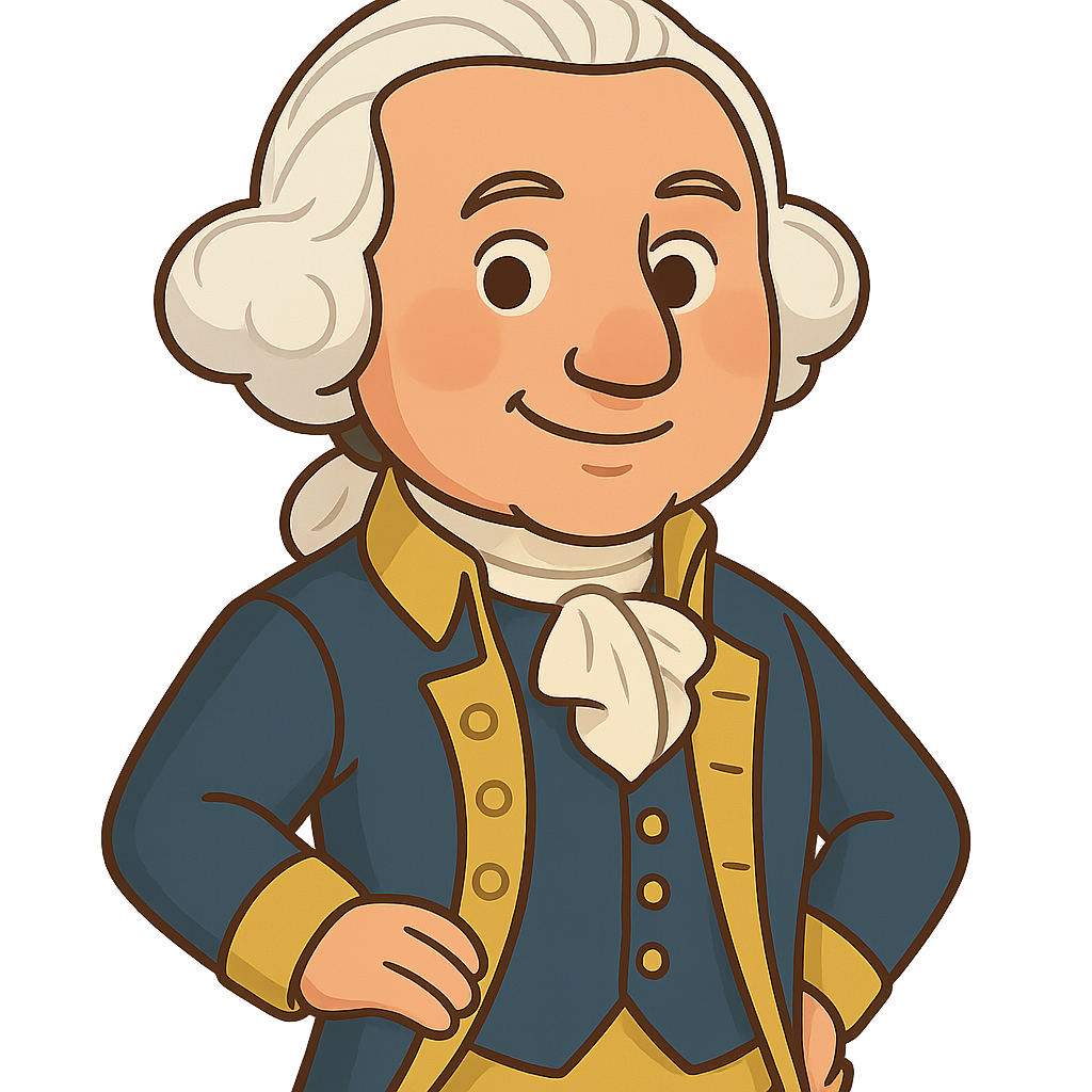 Biografía de George Washington para Niños de 8-10 Años | Storypie, image size:1024x1024