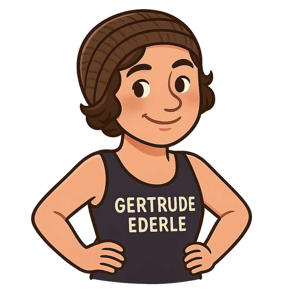 Portrait of Gertrude Ederle