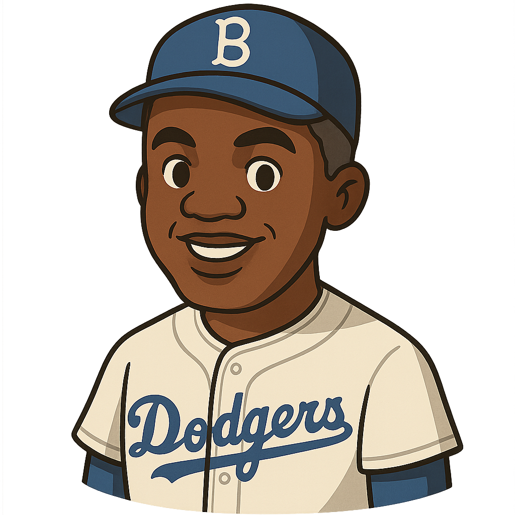 Portrait of Jackie Robinson