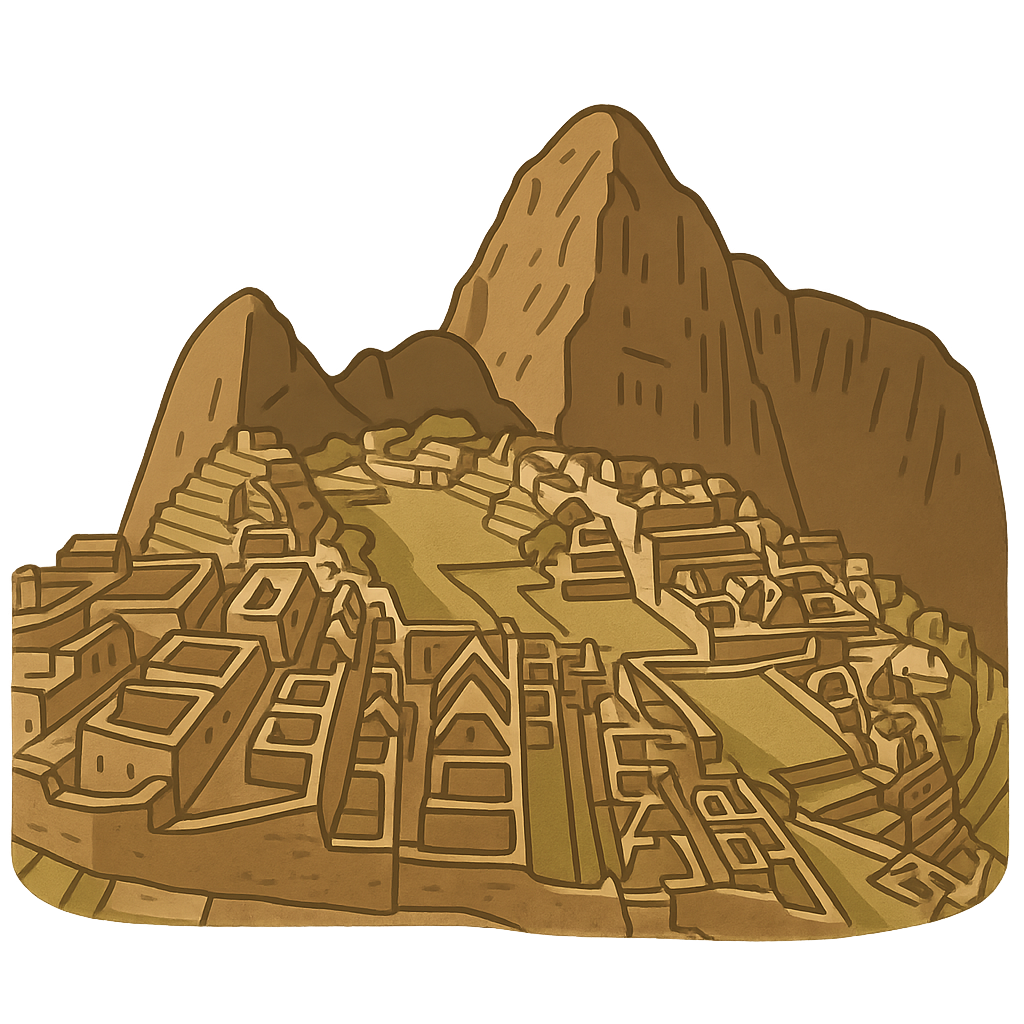 Illustration of Machu Picchu