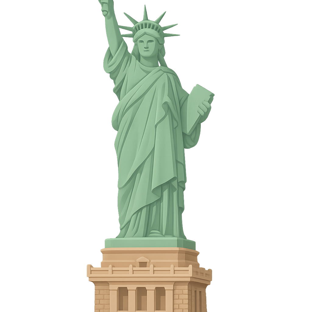 Illustration of Statue of Liberty