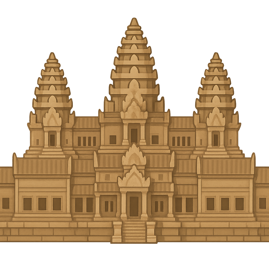Illustration of Angkor Wat