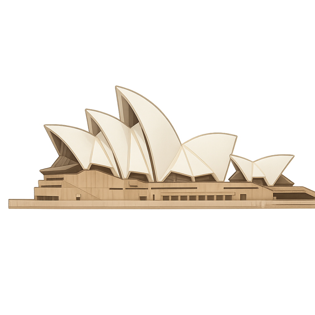 Illustration of Sydney Opera House