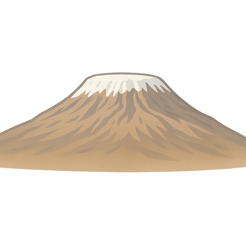 Illustration of Mount Kilimanjaro
