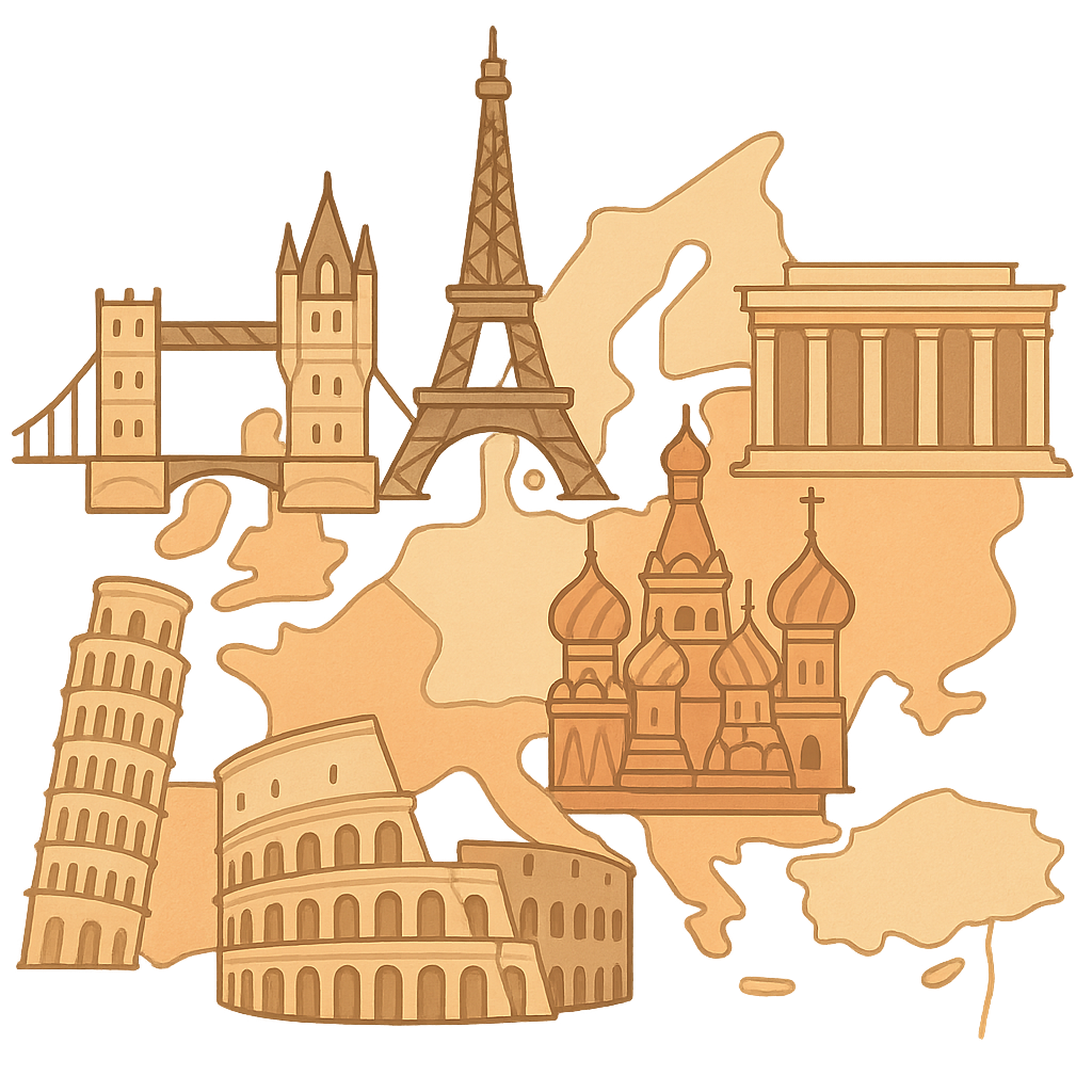 Illustration of Europe (continent)