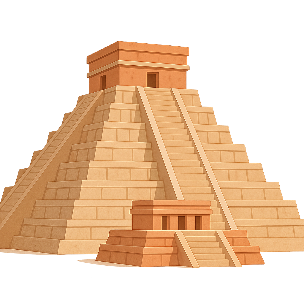 Illustration of Maya Civilization