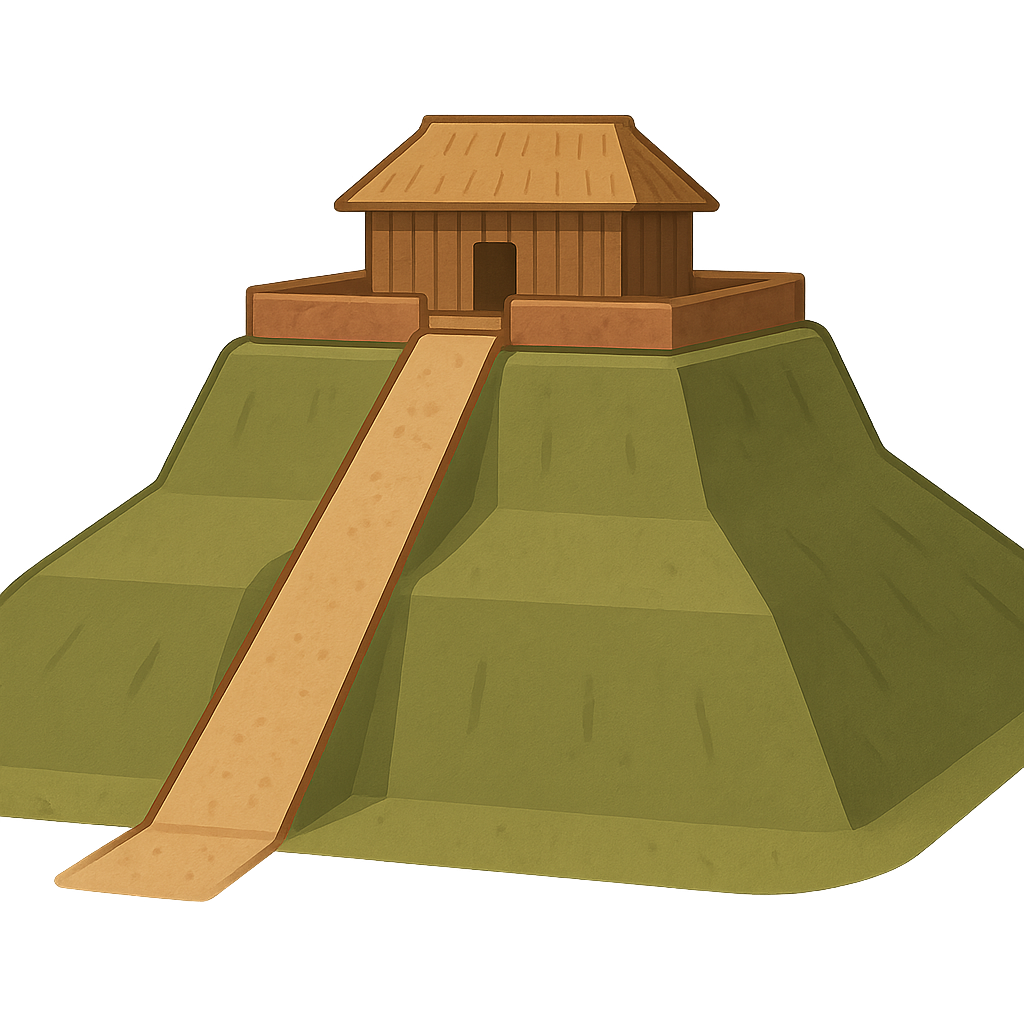 Illustration of Mississippian Culture (Cahokia)