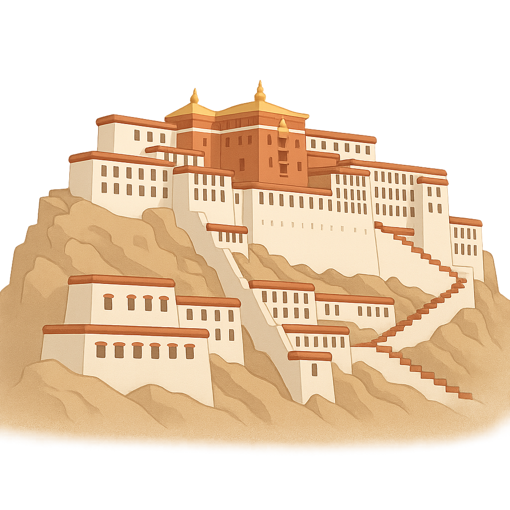 Illustration of Himalayas